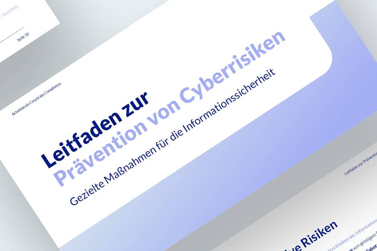 Auszug aus den gezielten Maßnahmen für Ihre Informationssicherheit, Leitfaden zur Prävention von Cyberrisiken, Smart Data Center, PDF zum Download