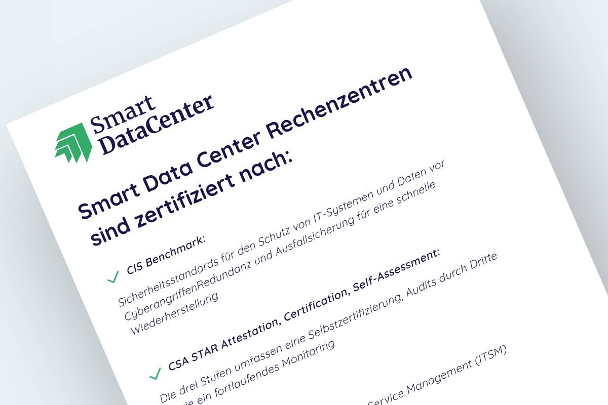 Auszug aus den Smart Data Zertifikaten, PDF zum Download